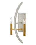 LED Wall Sconce from the Euclid Collection in Cement Gray Finish by Hinkley