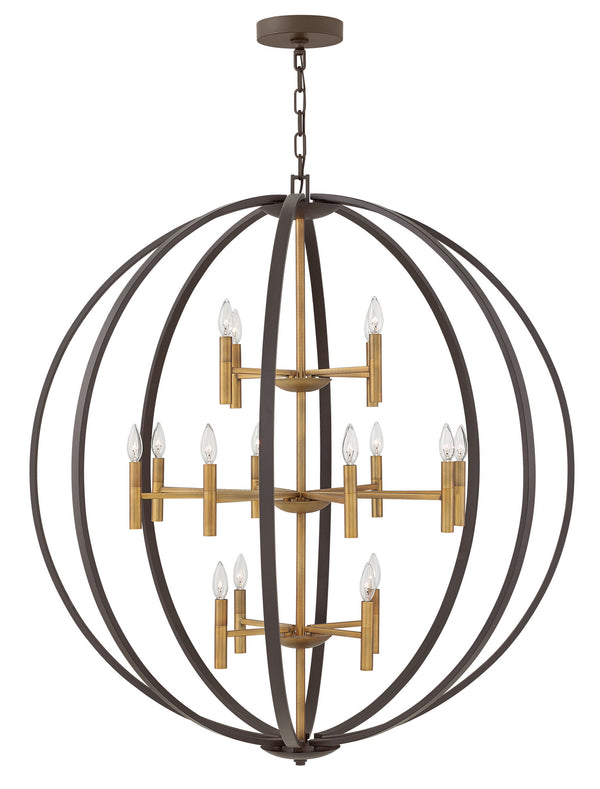 Hinkley - 3464SB - LED Chandelier - Euclid - Spanish Bronze from Lighting & Bulbs Unlimited in Charlotte, NC
