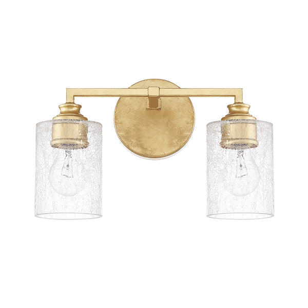 Capital Lighting - 120521CG-422 - Two Light Vanity - Milan - Capital Gold from Lighting & Bulbs Unlimited in Charlotte, NC