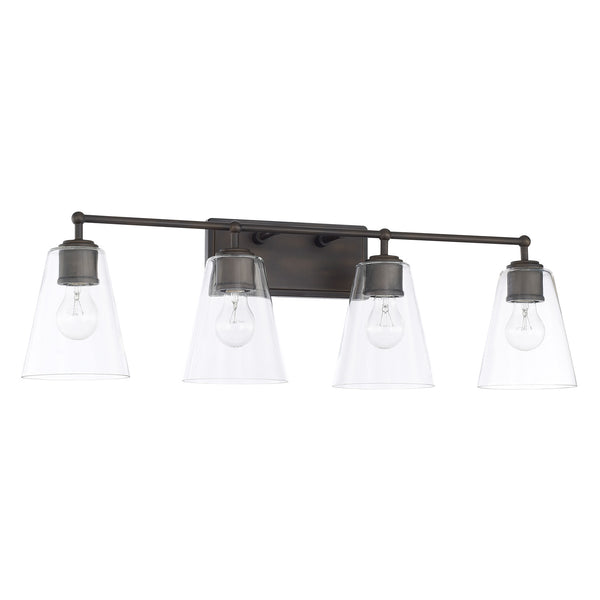 Capital Lighting - 121741OB-431 - Four Light Vanity - Murphy - Old Bronze from Lighting & Bulbs Unlimited in Charlotte, NC