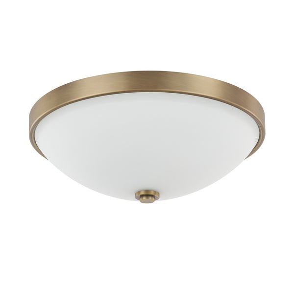 Capital Lighting - 2323AD-SW - Two Light Flush Mount - Perkins - Aged Brass from Lighting & Bulbs Unlimited in Charlotte, NC