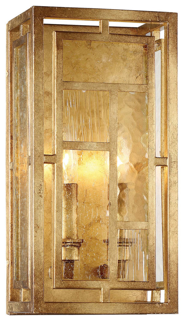 Metropolitan - N6472-293 - Two Light Wall Sconce - Edgemont Park - Pandora Gold Leaf from Lighting & Bulbs Unlimited in Charlotte, NC