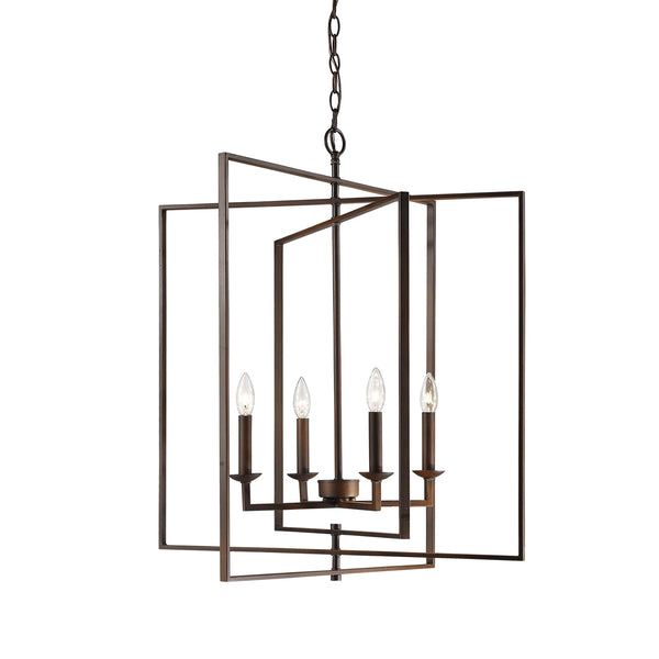 Millennium - 3232-RBZ - Four Light Pendant - Rubbed Bronze from Lighting & Bulbs Unlimited in Charlotte, NC