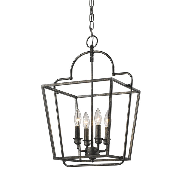 Millennium - 3237-AS - Four Light Pendant - Antique Silver from Lighting & Bulbs Unlimited in Charlotte, NC