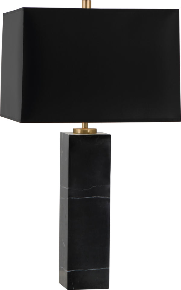 Robert Abbey - B796X - One Light Table Lamp - Jonathan Adler Canaan - Black Marble Base w/Antique Brass from Lighting & Bulbs Unlimited in Charlotte, NC