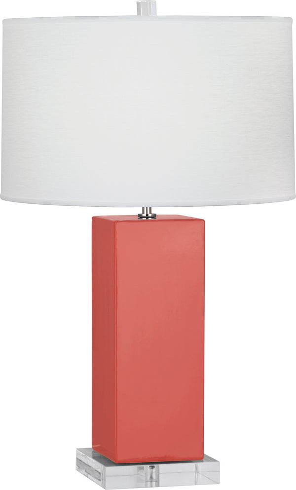 Robert Abbey - ML995 - One Light Table Lamp - Harvey - Melon Glazed w/Lucite Base from Lighting & Bulbs Unlimited in Charlotte, NC