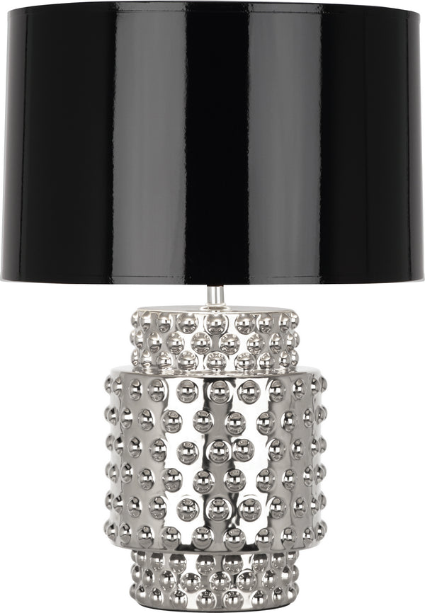Robert Abbey - S801B - One Light Accent Lamp - Dolly - Nickel Metallic Glaze from Lighting & Bulbs Unlimited in Charlotte, NC