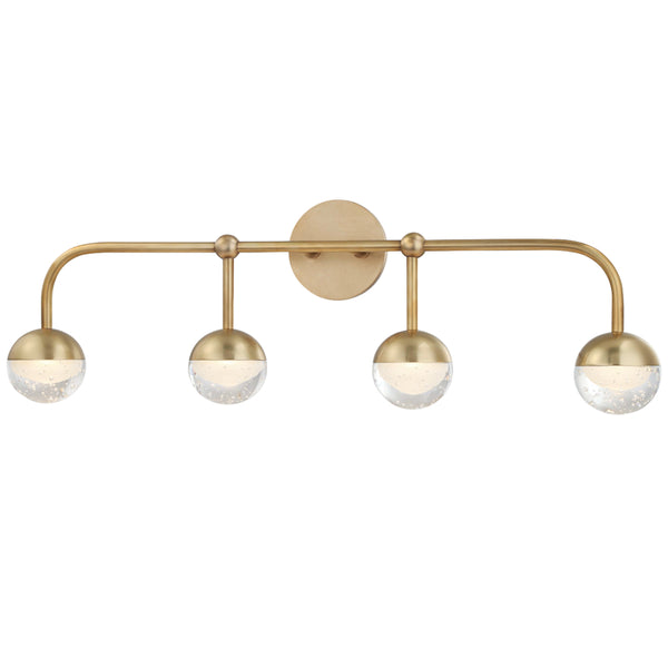 Hudson Valley - 1244-AGB - LED Bath Bracket - Boca - Aged Brass from Lighting & Bulbs Unlimited in Charlotte, NC