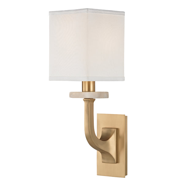 Hudson Valley - 1981-AGB - One Light Wall Sconce - Rockwell - Aged Brass from Lighting & Bulbs Unlimited in Charlotte, NC