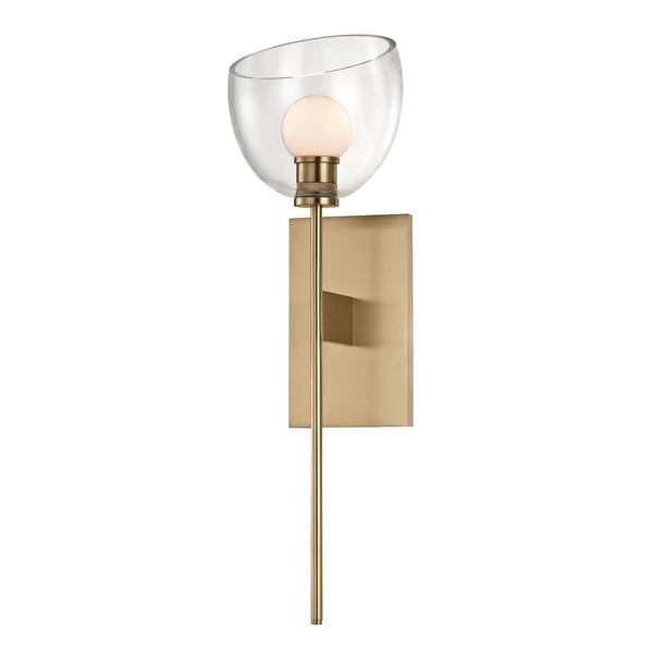 Hudson Valley - 2800-AGB - LED Wall Sconce - Davis - Aged Brass from Lighting & Bulbs Unlimited in Charlotte, NC