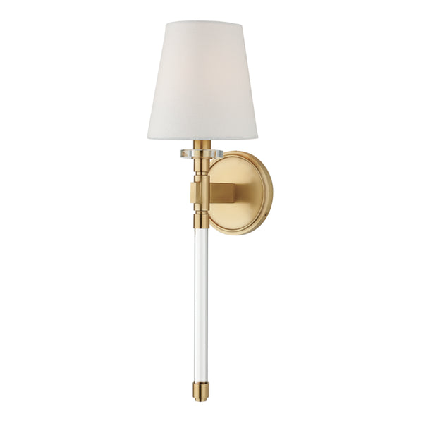 Hudson Valley - 5410-AGB - One Light Wall Sconce - Blixen - Aged Brass from Lighting & Bulbs Unlimited in Charlotte, NC