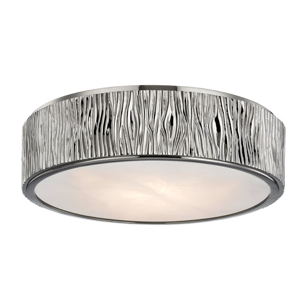 Hudson Valley - 6213-PN - LED Flush Mount - Crispin - Polished Nickel from Lighting & Bulbs Unlimited in Charlotte, NC