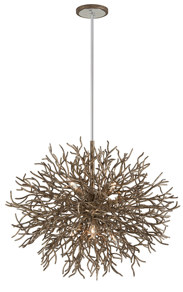 Troy Lighting - F6096 - Six Light Pendant - Sierra - Distressed Bronze from Lighting & Bulbs Unlimited in Charlotte, NC