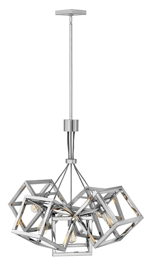 Fredrick Ramond - FR42444PNI - LED Chandelier - Ensemble - Polished Nickel from Lighting & Bulbs Unlimited in Charlotte, NC