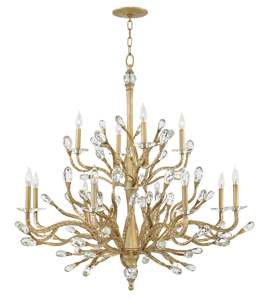 Fredrick Ramond - FR46810CPG - LED Chandelier - Eve - Champagne Gold from Lighting & Bulbs Unlimited in Charlotte, NC