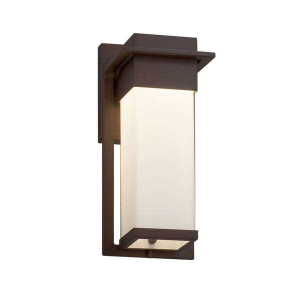 Justice Designs - FSN-7541W-OPAL-DBRZ - LED Wall Sconce - Fusion - Dark Bronze from Lighting & Bulbs Unlimited in Charlotte, NC