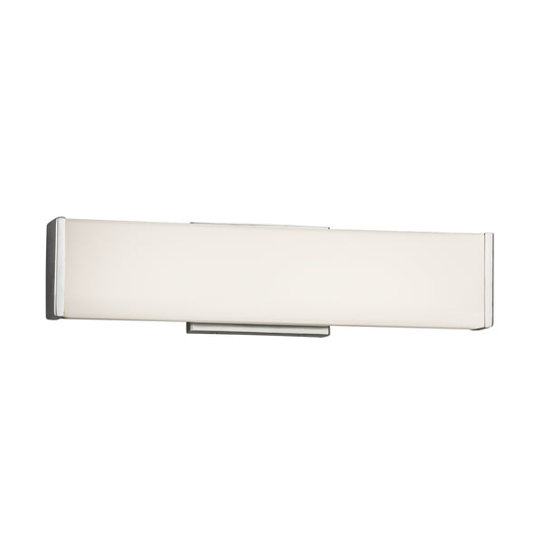 Justice Designs - FSN-8601-OPAL-CROM - LED Bath Bar - Fusion - Polished Chrome from Lighting & Bulbs Unlimited in Charlotte, NC