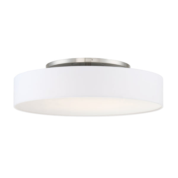 W.A.C. Lighting - FM-13126-BN - LED Convertible Semi-Flush Mount - Manhattan - Brushed Nickel from Lighting & Bulbs Unlimited in Charlotte, NC