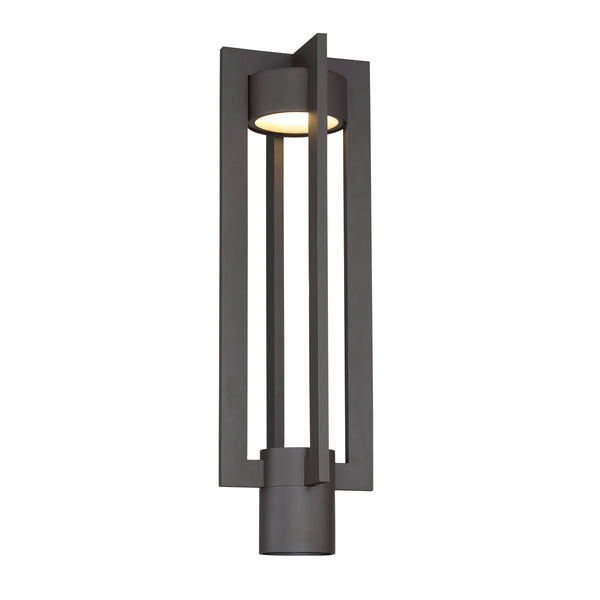 W.A.C. Lighting - PM-W48620-BZ - LED Outdoor Post Light - Chamber - Bronze from Lighting & Bulbs Unlimited in Charlotte, NC
