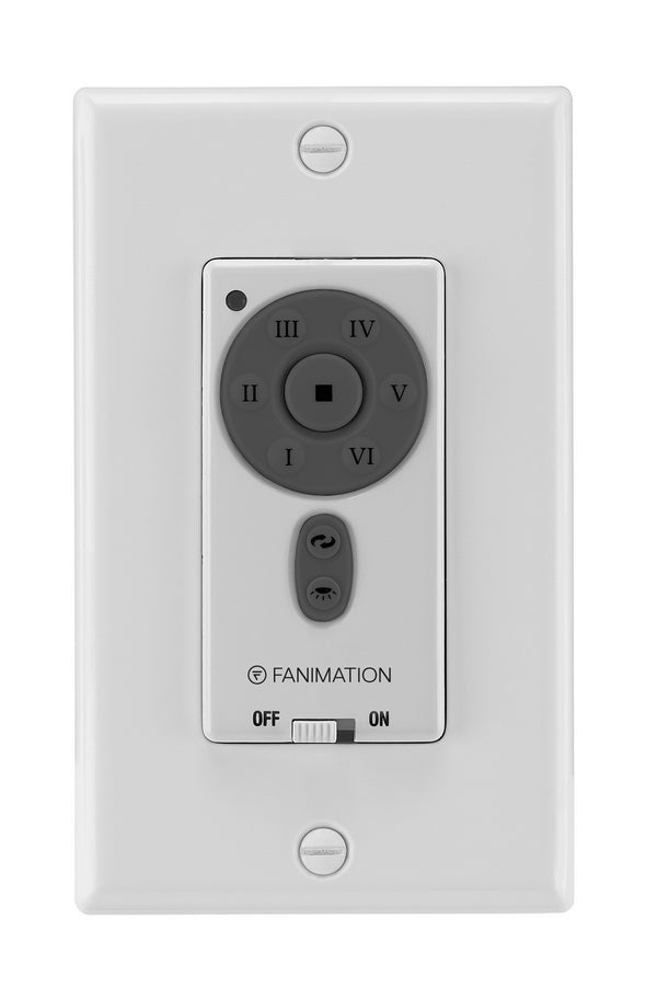 Fanimation - TW40WH - Wall Control - Controls - White from Lighting & Bulbs Unlimited in Charlotte, NC