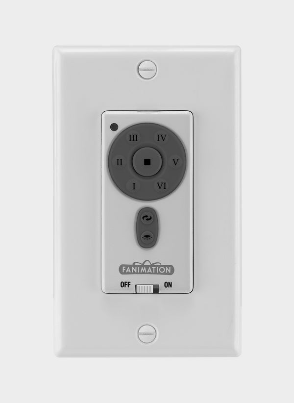 Fanimation - TW42WH - Wall Control - Controls - White from Lighting & Bulbs Unlimited in Charlotte, NC