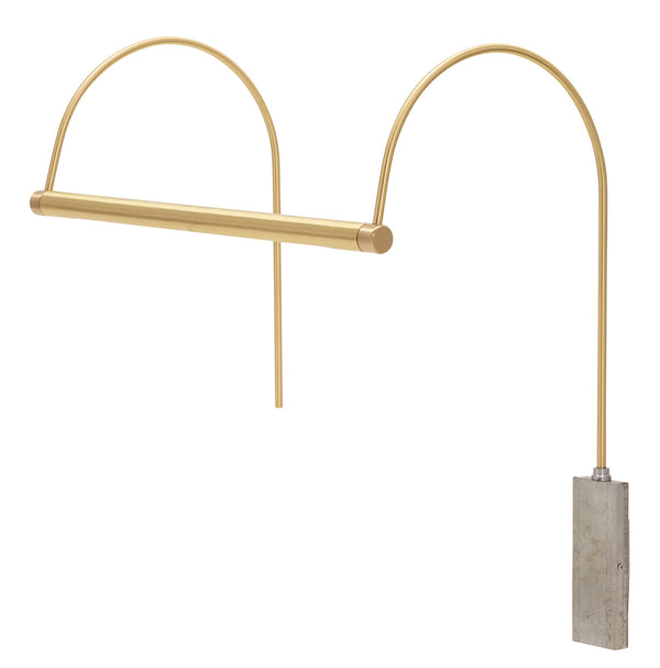 LED Picture Light from the Ultra Slim-line Collection in Satin Brass Finish by House of Troy