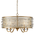 Golden - 1993-5 PG - Five Light Chandelier - Joia PG - Peruvian Gold from Lighting & Bulbs Unlimited in Charlotte, NC