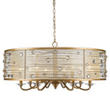 Golden - 1993-8 PG - Eight Light Chandelier - Joia PG - Peruvian Gold from Lighting & Bulbs Unlimited in Charlotte, NC
