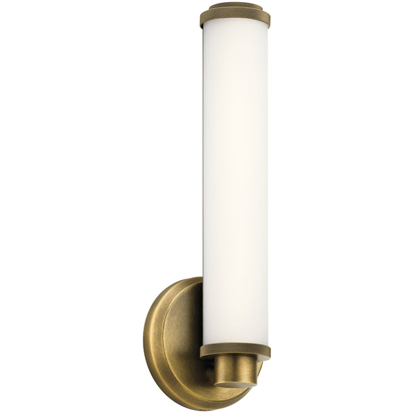 Kichler - 45686NBRLED - LED Wall Sconce - Indeco - Natural Brass from Lighting & Bulbs Unlimited in Charlotte, NC
