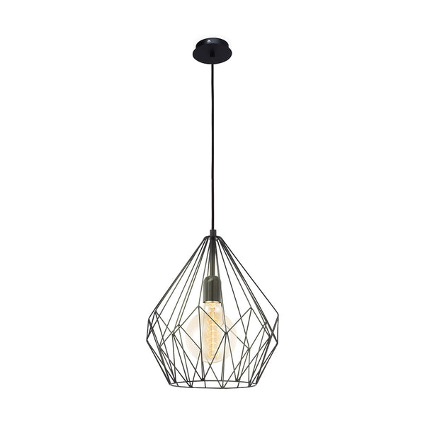 Eglo USA - 49257A - One Light Pendant - Carlton - Black from Lighting & Bulbs Unlimited in Charlotte, NC