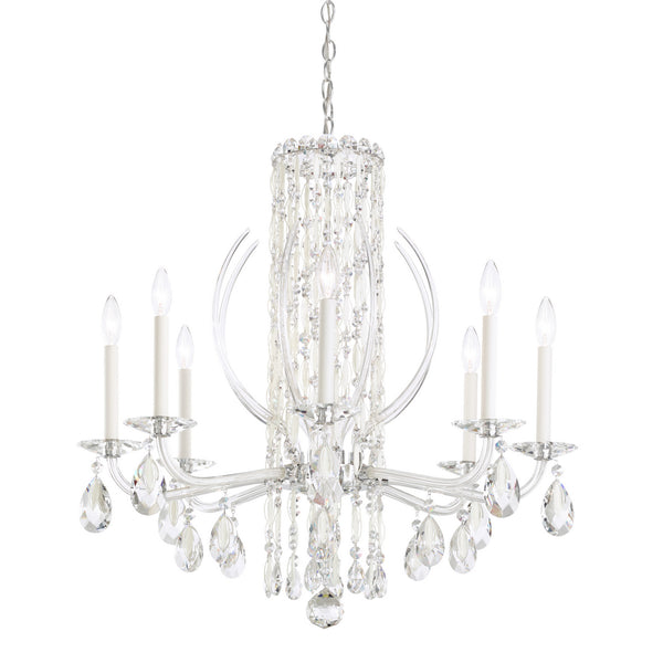Schonbek - RS8308N-06H - Eight Light Chandelier - Sarella - White from Lighting & Bulbs Unlimited in Charlotte, NC