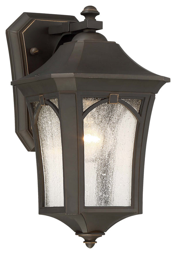 Minka-Lavery - 71211-143C - One Light Outdoor Wall Mount - Solida - Oil Rubbed Bronze W/ Gold High from Lighting & Bulbs Unlimited in Charlotte, NC