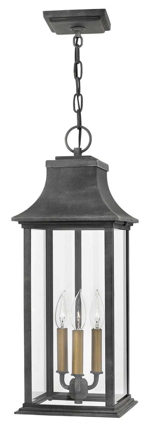 Hinkley - 2932DZ - LED Hanging Lantern - Adair - Aged Zinc from Lighting & Bulbs Unlimited in Charlotte, NC