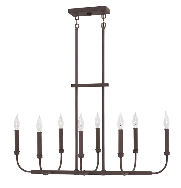 Hinkley - 3074KZ - LED Linear Chandelier - Alister - Buckeye Bronze from Lighting & Bulbs Unlimited in Charlotte, NC