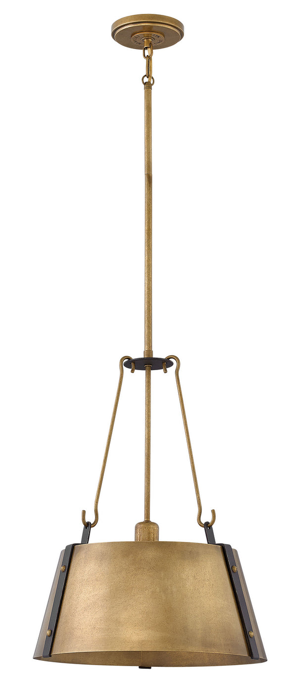 Hinkley - 3394RS - LED Pendant - Cartwright - Rustic Brass from Lighting & Bulbs Unlimited in Charlotte, NC