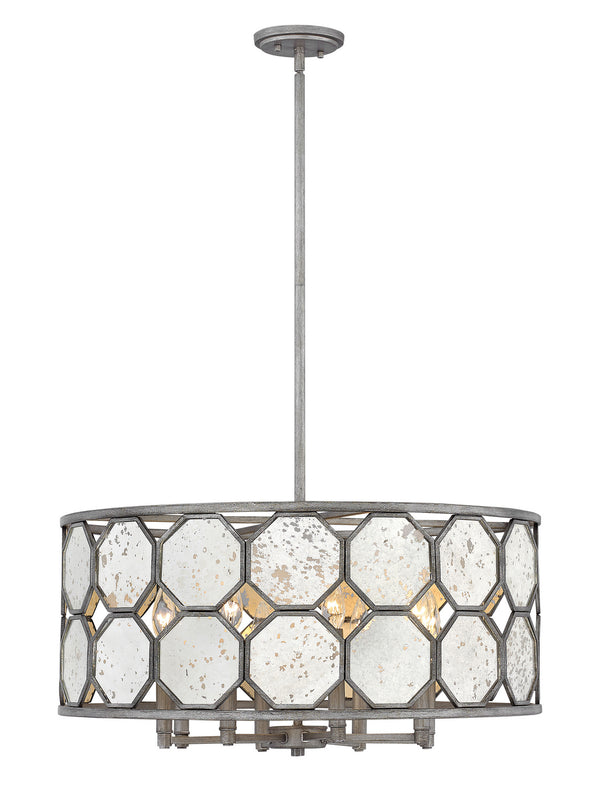 Hinkley - 3566BV - LED Chandelier - Lara - Brushed Silver from Lighting & Bulbs Unlimited in Charlotte, NC