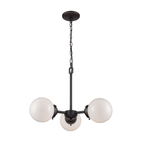 ELK Home - CN120321 - Three Light Chandelier - Beckett - Oil Rubbed Bronze from Lighting & Bulbs Unlimited in Charlotte, NC