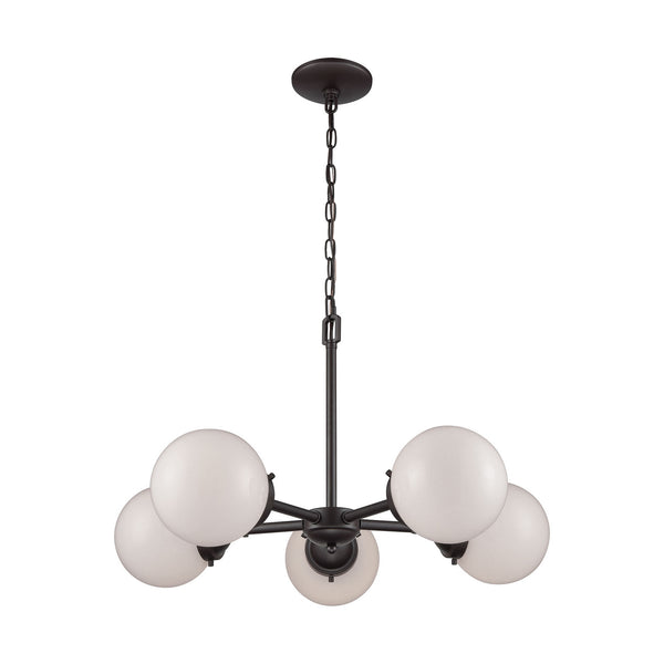 ELK Home - CN120521 - Five Light Chandelier - Beckett - Oil Rubbed Bronze from Lighting & Bulbs Unlimited in Charlotte, NC