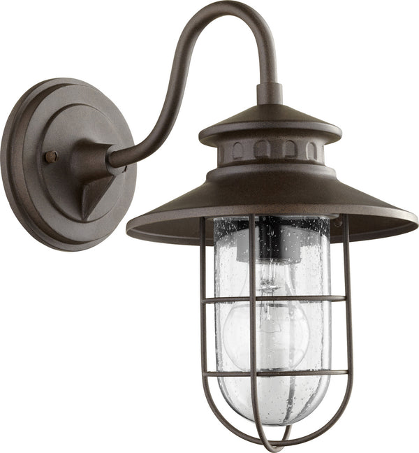 Quorum - 7696-86 - One Light Outdoor Lantern - Moriarty - Oiled Bronze from Lighting & Bulbs Unlimited in Charlotte, NC