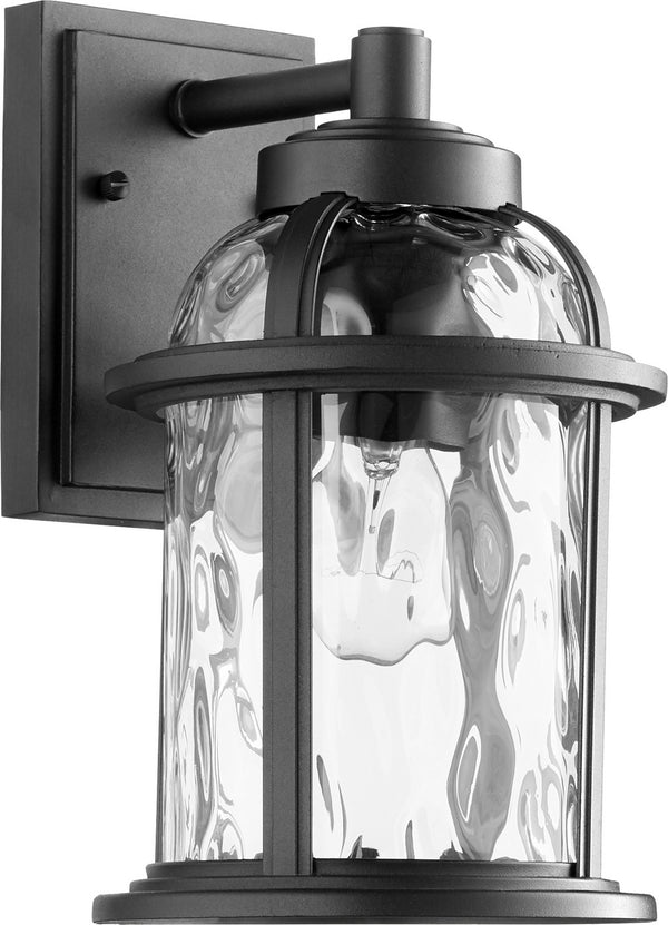Quorum - 7760-69 - One Light Outdoor Lantern - Winston - Textured Black from Lighting & Bulbs Unlimited in Charlotte, NC