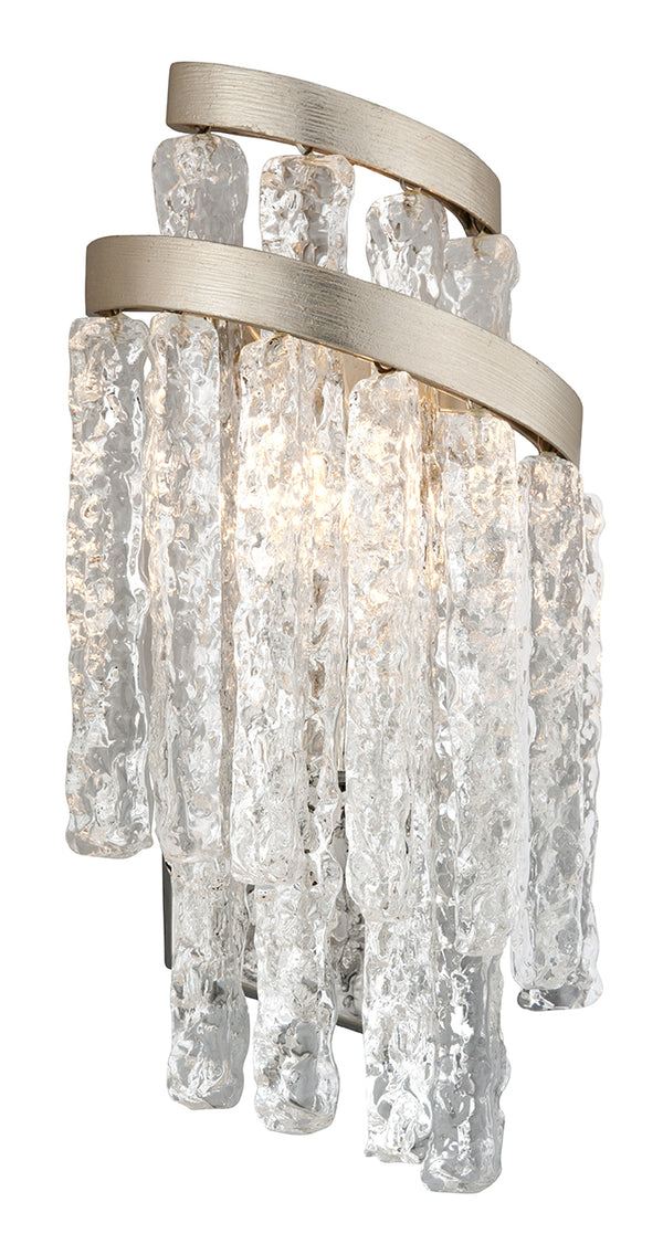 Corbett Lighting - 243-12 - Two Light Wall Sconce - Mont Blanc - Modern Silver Leaf from Lighting & Bulbs Unlimited in Charlotte, NC