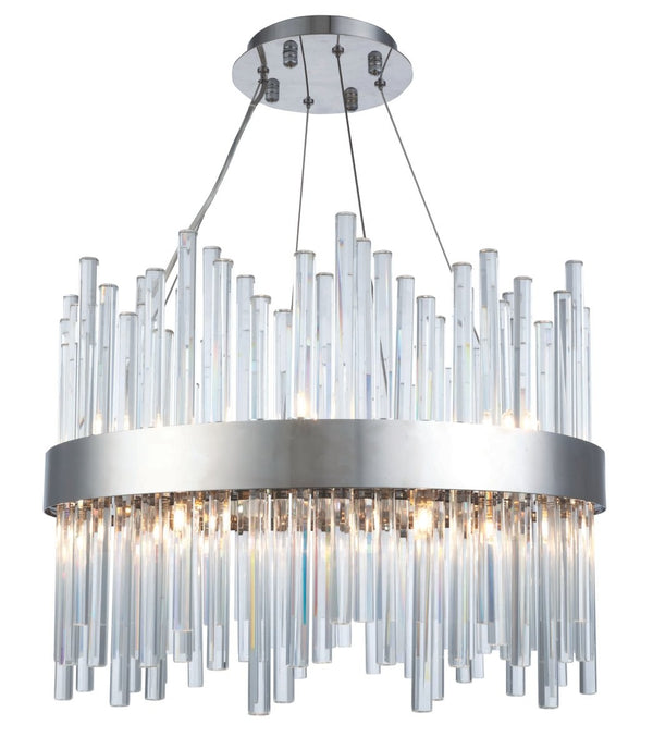 Elegant Lighting - 3000D20C - 14 Light Chandelier - Dallas - Chrome from Lighting & Bulbs Unlimited in Charlotte, NC