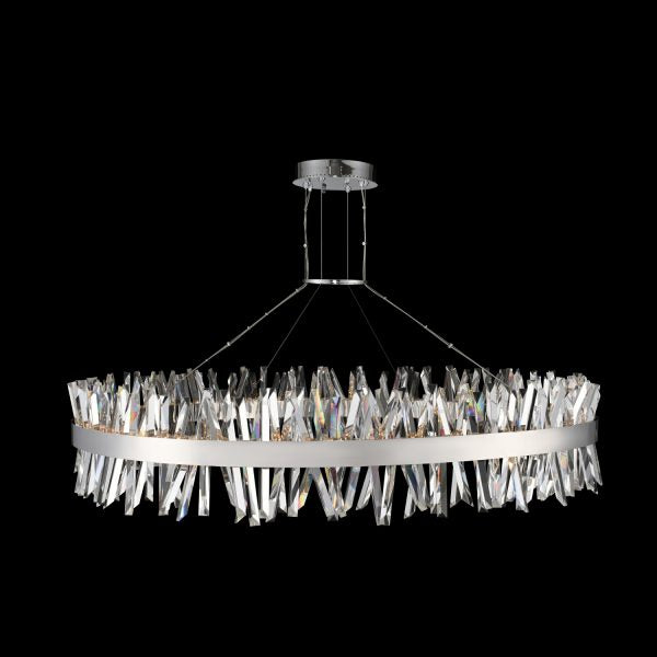 Allegri - 030257-010 - LED Pendant - Glacier - Chrome from Lighting & Bulbs Unlimited in Charlotte, NC