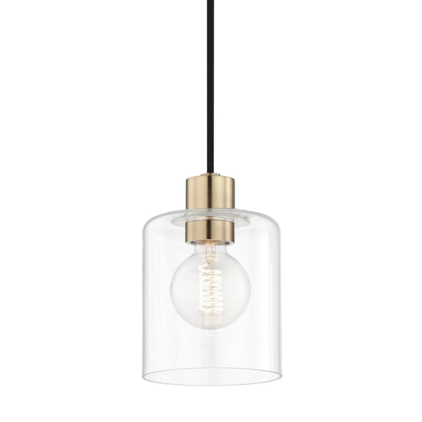 Mitzi - H108701-AGB - One Light Pendant - Neko - Aged Brass from Lighting & Bulbs Unlimited in Charlotte, NC