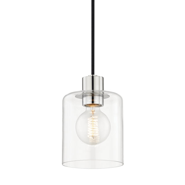 Mitzi - H108701-PN - One Light Pendant - Neko - Polished Nickel from Lighting & Bulbs Unlimited in Charlotte, NC