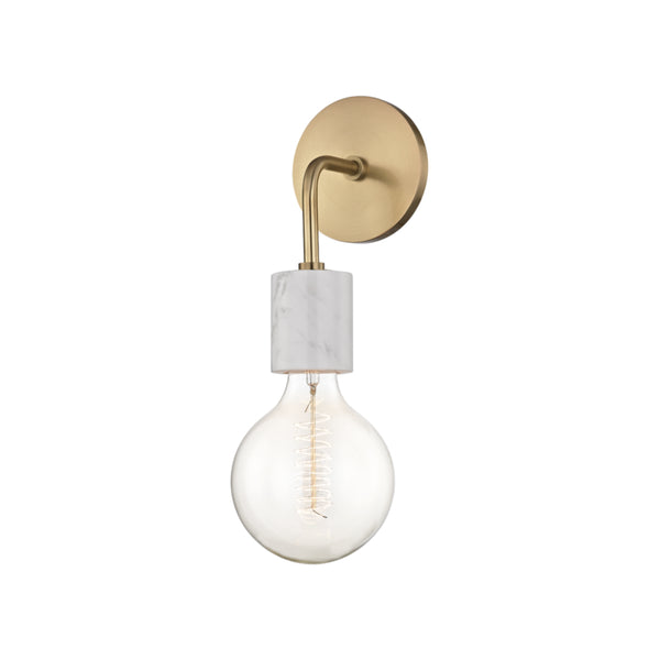 Mitzi - H120101-AGB - One Light Wall Sconce - Asime - Aged Brass from Lighting & Bulbs Unlimited in Charlotte, NC