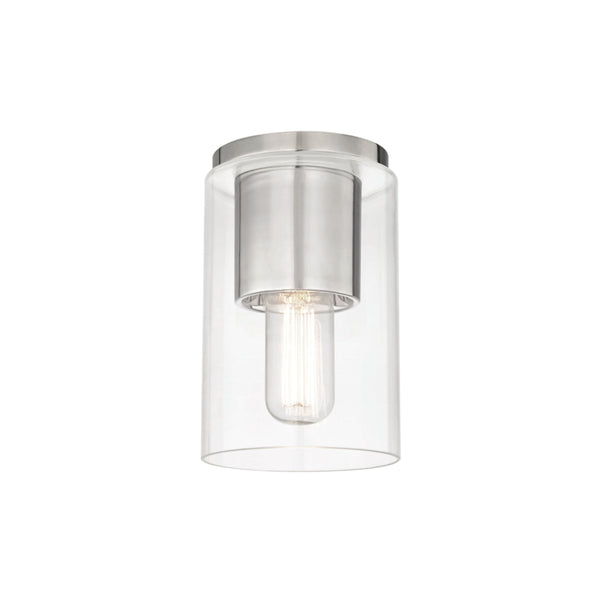 Mitzi - H135501-PN - One Light Flush Mount - Lula - Polished Nickel from Lighting & Bulbs Unlimited in Charlotte, NC