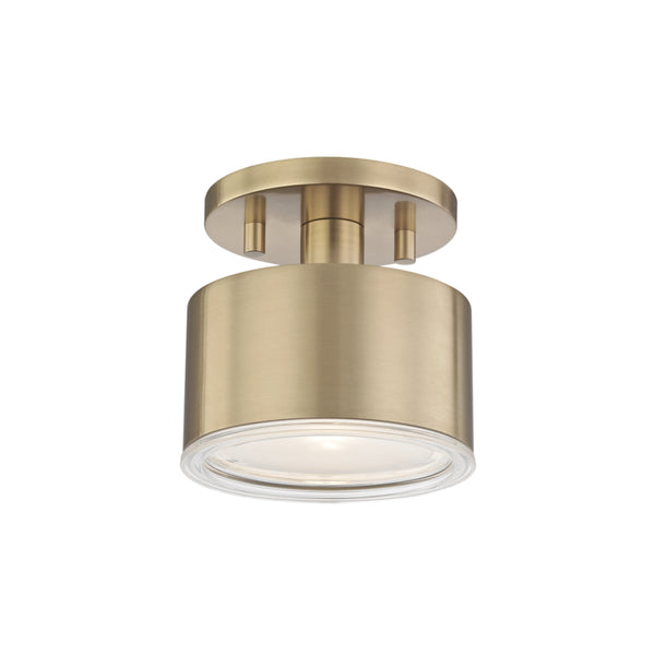 Mitzi - H159601-AGB - LED Flush Mount - Nora - Aged Brass from Lighting & Bulbs Unlimited in Charlotte, NC