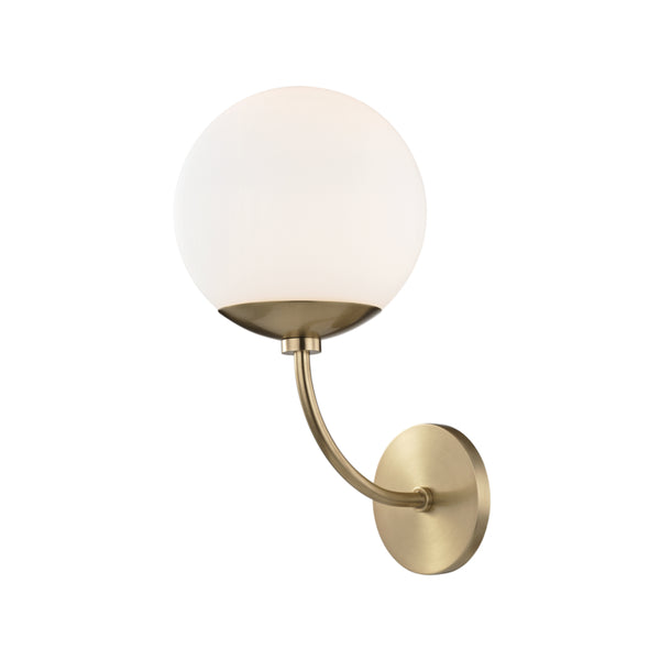Mitzi - H160101-AGB - One Light Wall Sconce - Carrie - Aged Brass from Lighting & Bulbs Unlimited in Charlotte, NC