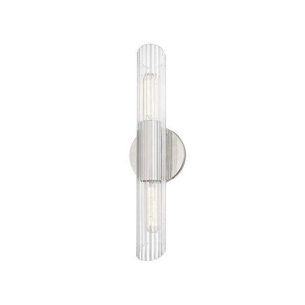 Mitzi - H177102S-PN - Two Light Wall Sconce - Cecily - Polished Nickel from Lighting & Bulbs Unlimited in Charlotte, NC
